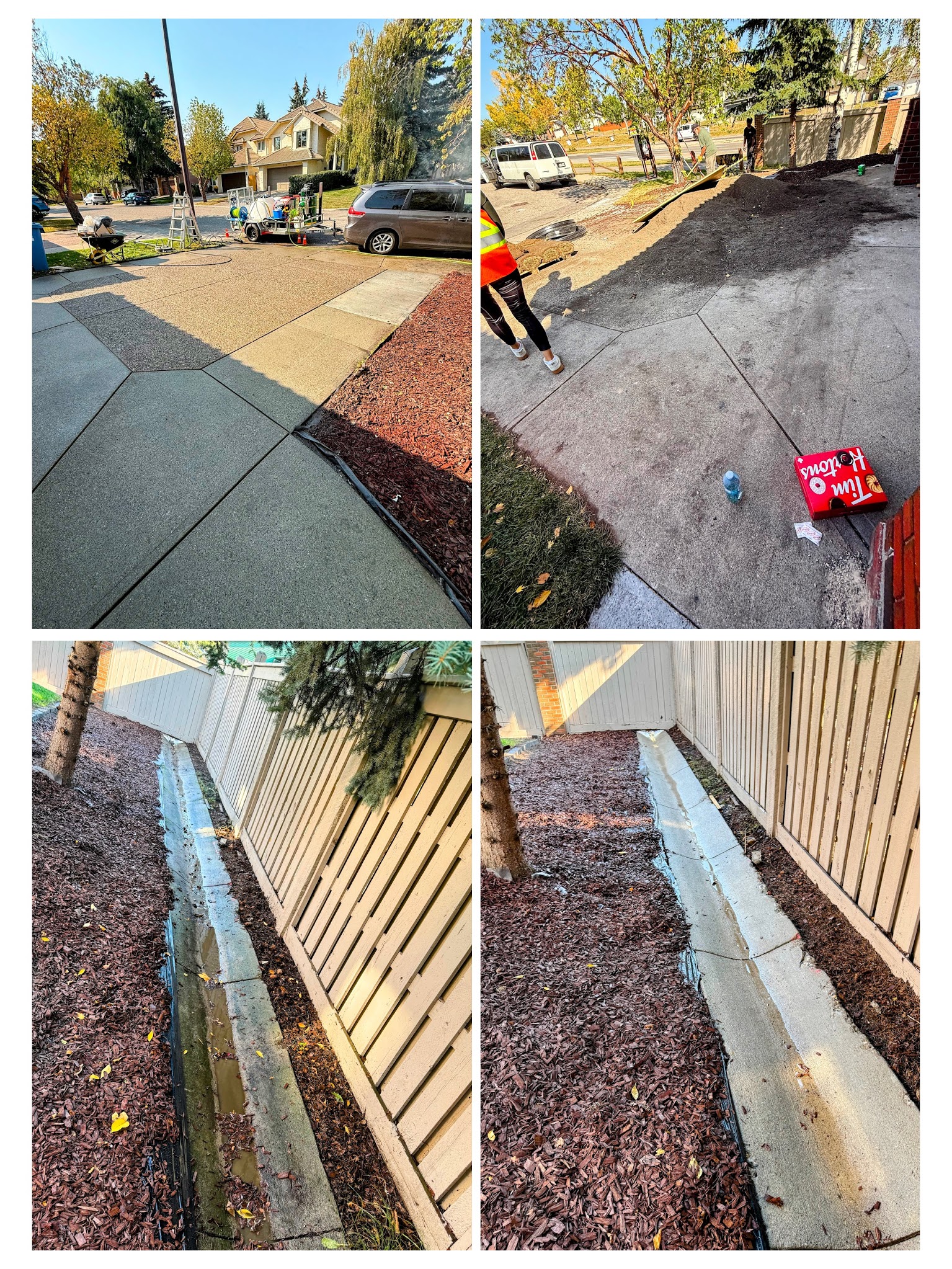 Commercial building exterior after professional cleaning